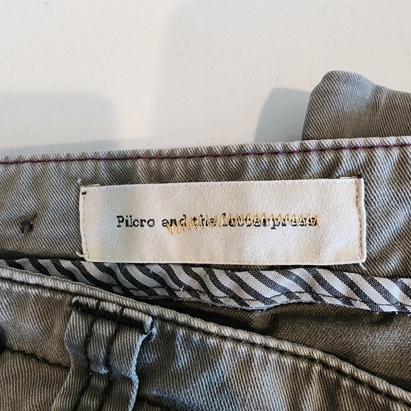 {Anthro} Pilcro & the Letterpress Tiri Olive Cargo Pants Women's Size 4 Petite - Picture 9 of 12